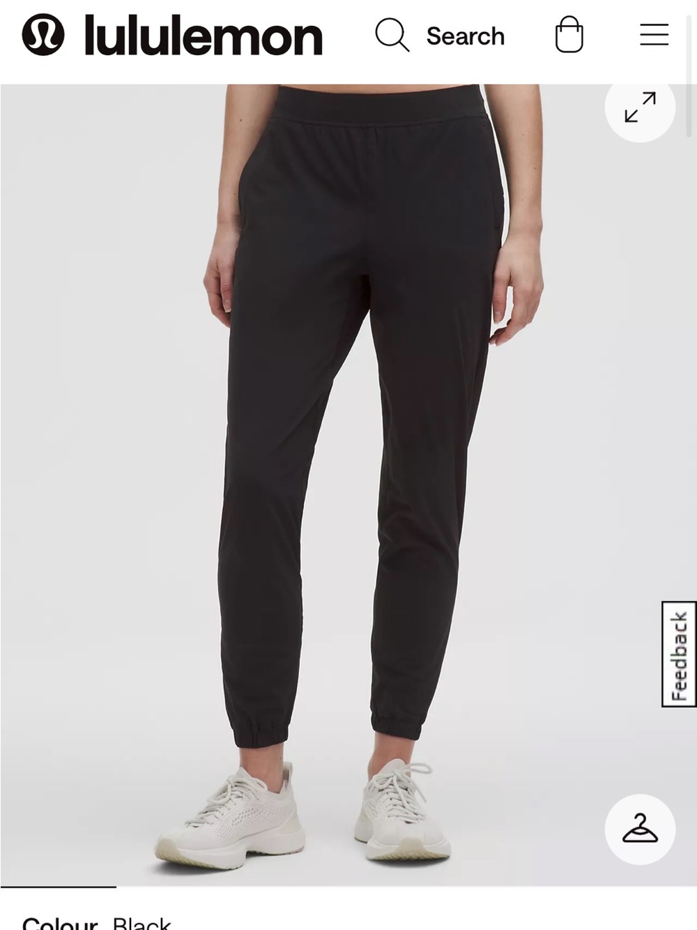 lululemon athletica Black adapted state joggers size 2
